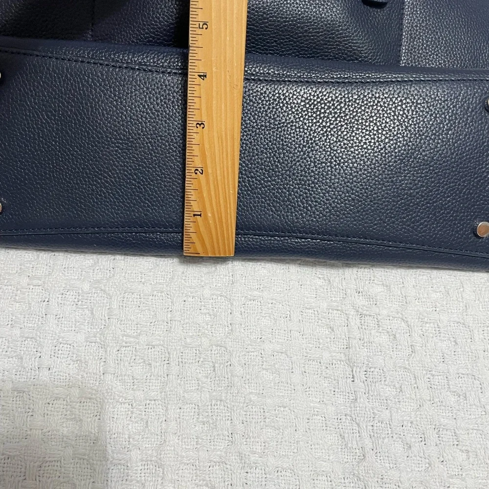 Kate Spade Midnight Blue Textured Leather Accessory~ Professional on the go‎